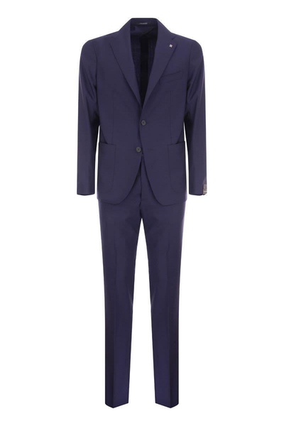 Tagliatore Wool Suit in Blue