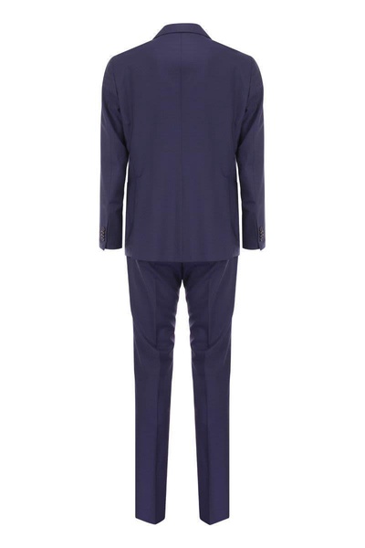 Tagliatore Wool Suit in Blue