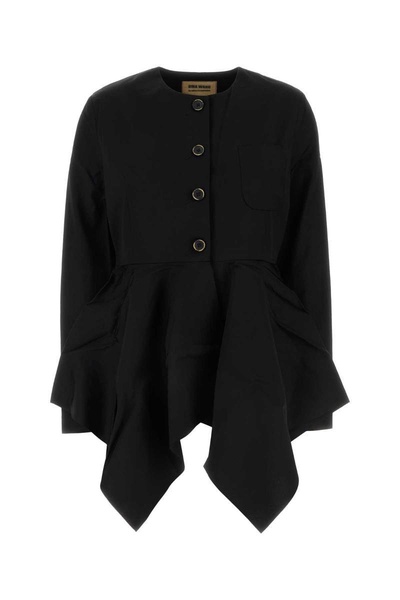 Black viscose blend Koney jacket