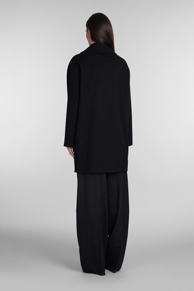 Astrid Coat In Black Wool