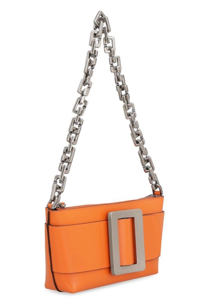 Boyy Pouchette Buckle Detail Chained Shoulder Bag