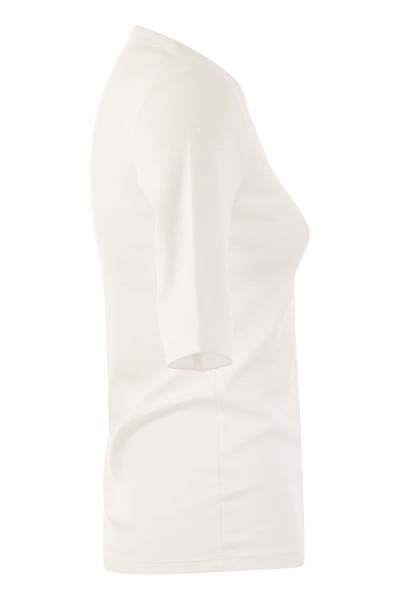 Peserico T-Shirt Bianco in White