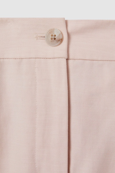 Tapered Suit Trousers with TENCEL™ Fibers in Pink