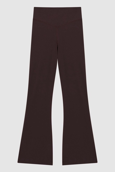 The Upside High Rise Flared Leggings in Brown