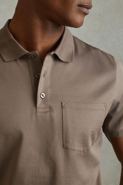 Austin Cinder Mercerised 100% Cotton Polo Shirt