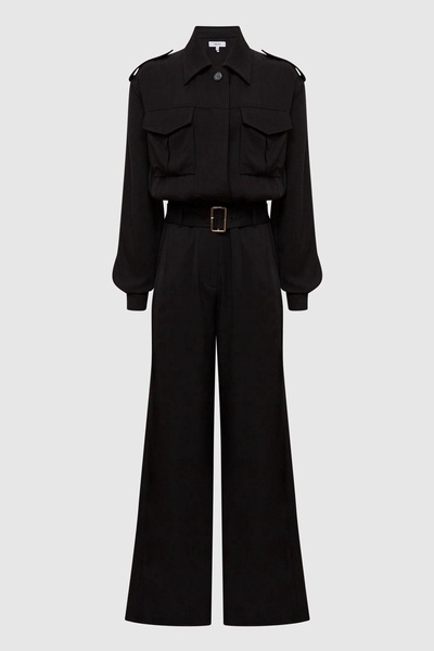 Safari Jumpsuit in Black