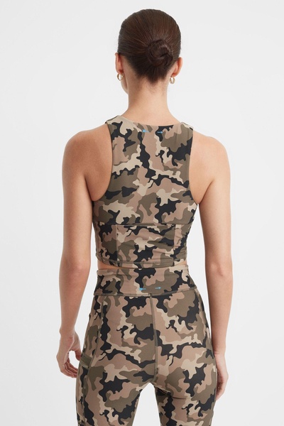 The Upside Camouflage Cropped Tank Top in Camo