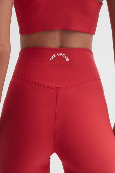 The Upside High Rise Leggings in Red