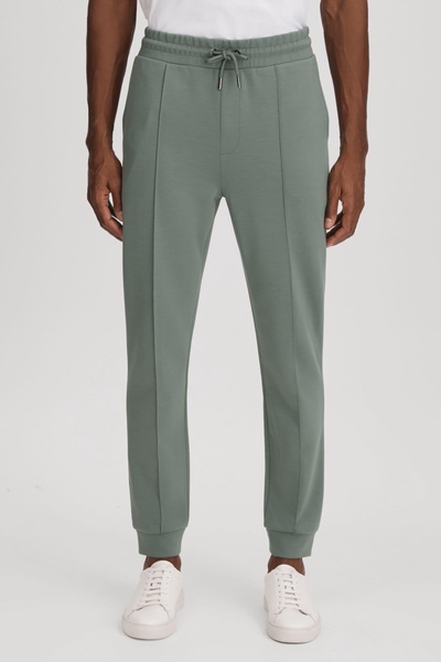 Interlock Jersey Joggers in Sage