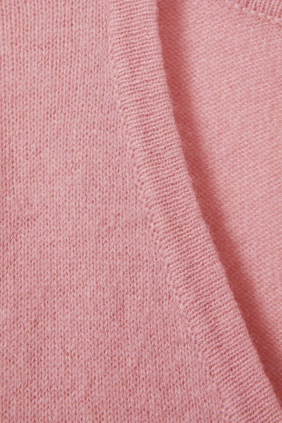 CRUSH Collection Cashmere V-Neck Jumper in Pink