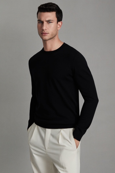 Pack of Two Merino Wool Jumpers in Black