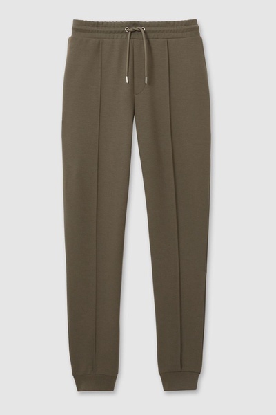 Drawstring Jersey Joggers in Sage Green