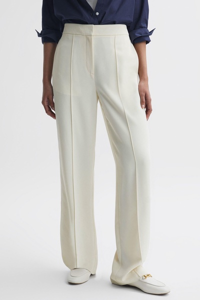 Pull On Trousers in Cream