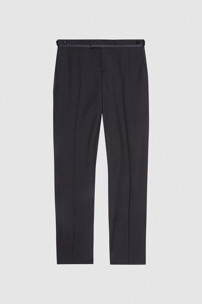 Modern Fit Tuxedo Trousers in Navy