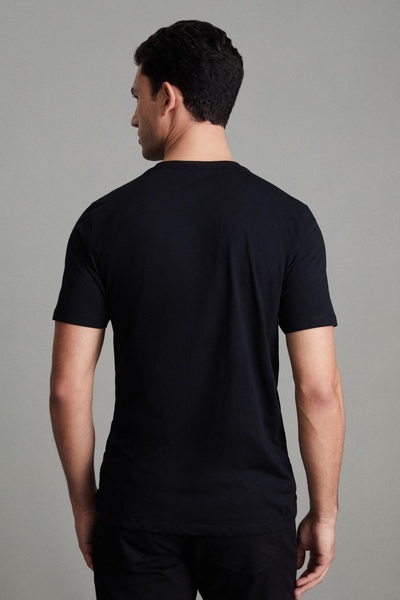 Crew Neck T-Shirt in Black