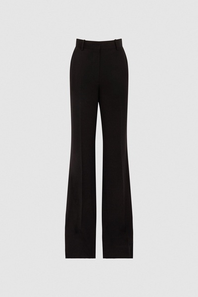 Wide Leg Suit Trousers in Black