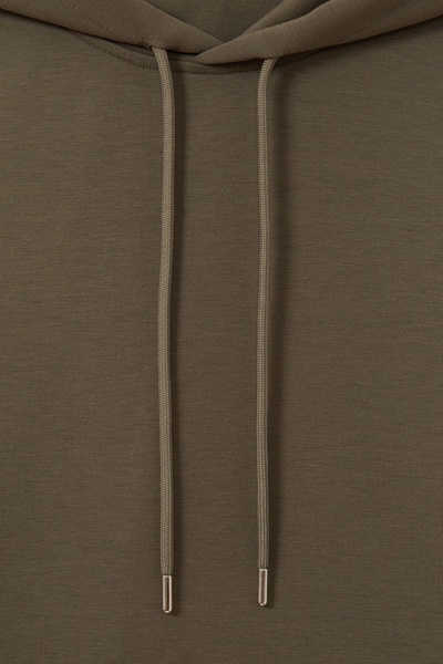 Interlock Jersey Hoodie in Sage Green