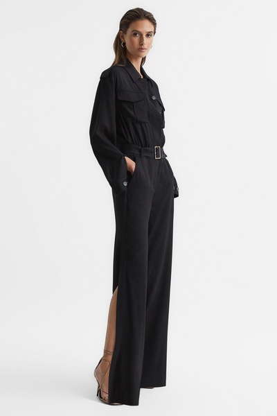 Safari Jumpsuit in Black