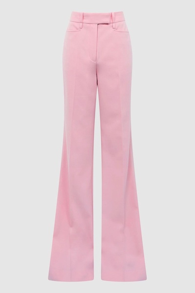 High Rise Wide Leg Trousers in Pink