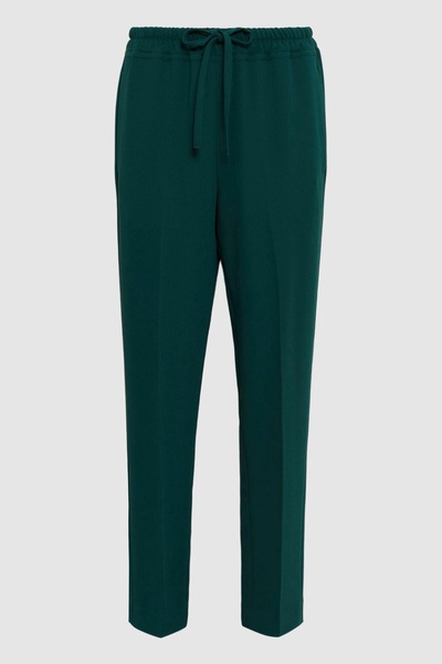 Tapered Pull On Trousers in Teal