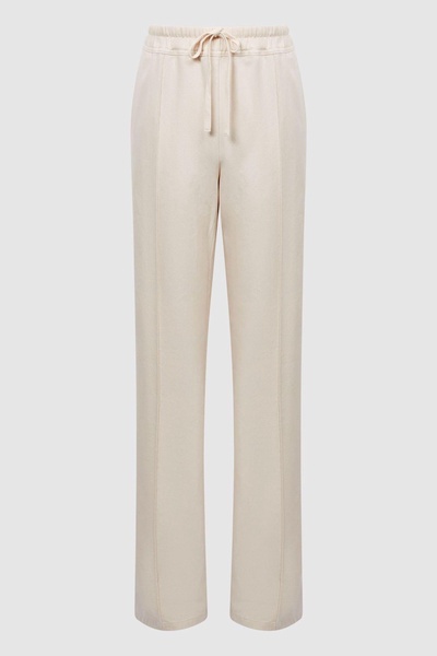 Wide Leg Trousers in Cream