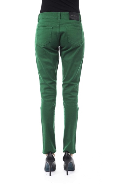 BYBLOS Green Cotton Jeans & Pant