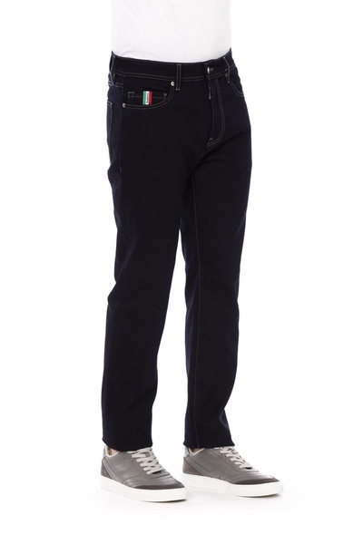 Baldinini Trend Blue Cotton Jeans & Pant