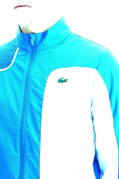 sporty tracksuit with contrasting stitching