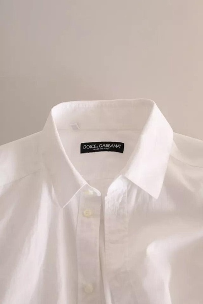 Elegant White Cotton Shirt MARTINI