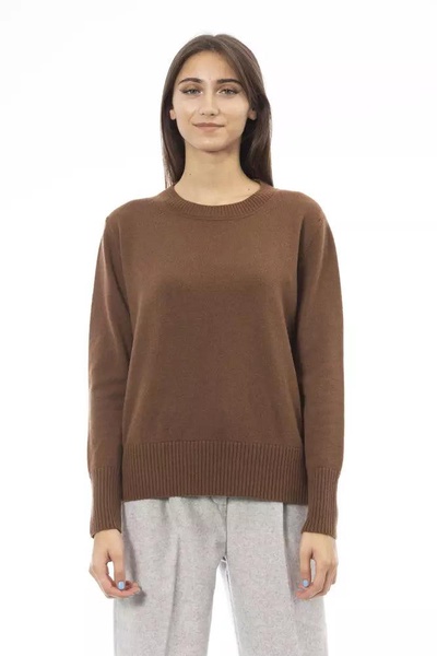 Alpha studio Brown Cashmere Sweater