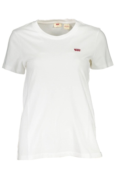 Levi's Chic White Cotton Logo Tee