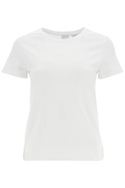 Pinko Short Sleeved T Shirt With Embroidery