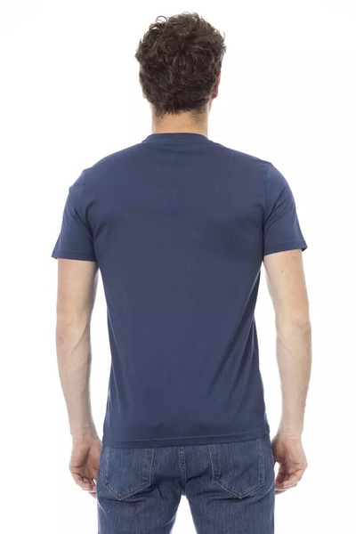 Baldinini Trend Blue Cotton T-Shirt