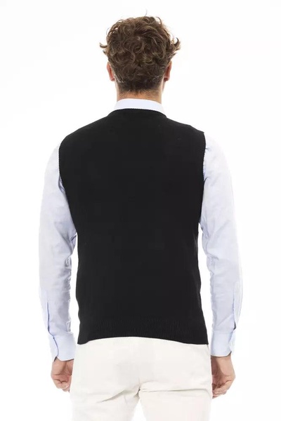 Alpha studio Black Viscose Vest