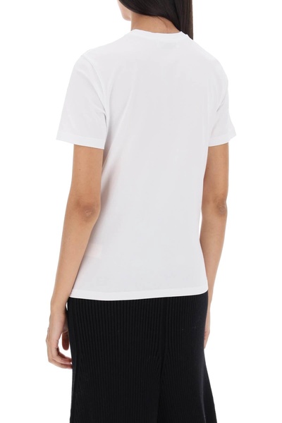 Tory Burch Regular T Shirt With Embroidered Logo