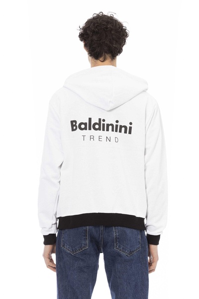 Baldinini Trend White Cotton Sweater