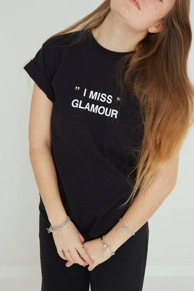 stanley glamour tee in black