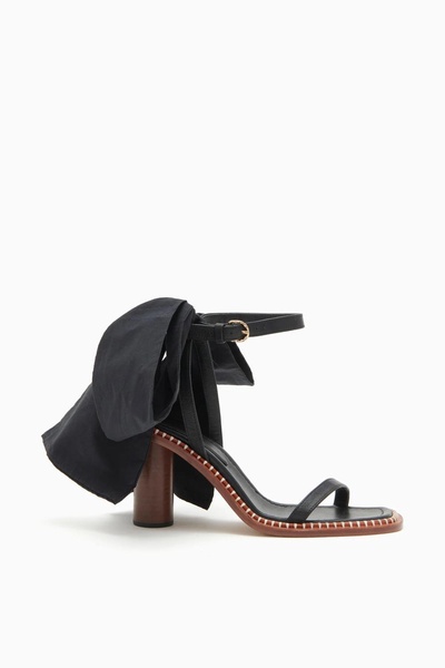 women's lina bow high heel in noir