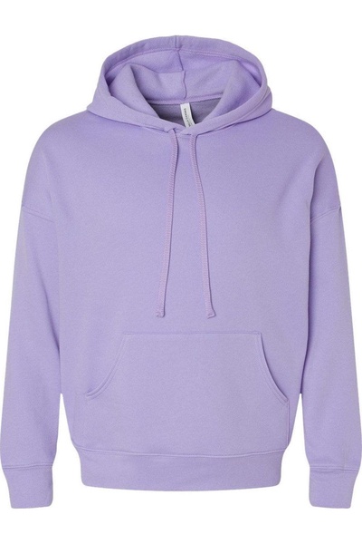 sponge fleece drop shoulder hoodie