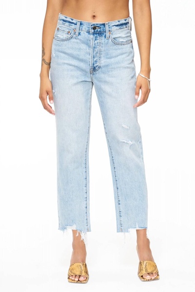 women's charlie high rise straight jeans in dolores park