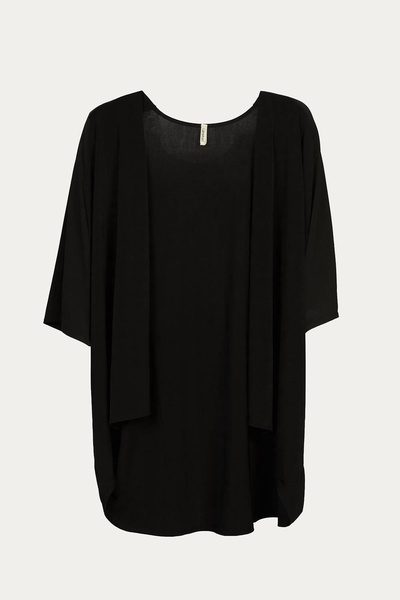 philosophy cocoon cardigan in black