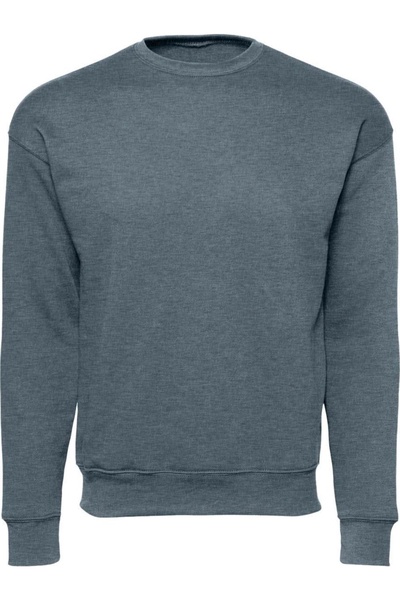 sponge fleece drop shoulder crewneck sweatshirt