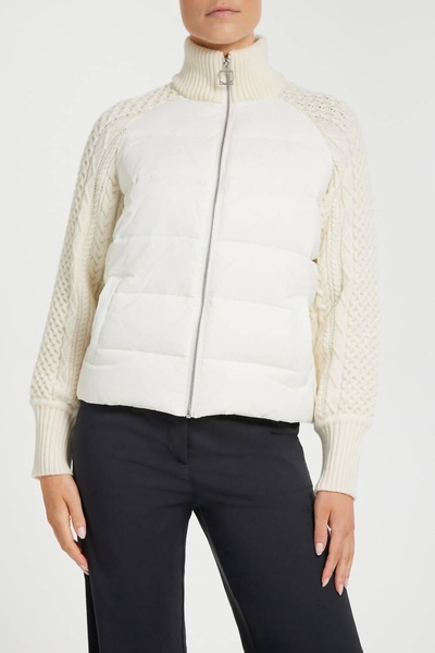 kit puffer jacket in ivory