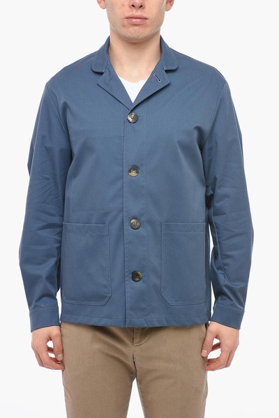 crewneck aasti jacket with patch pocket