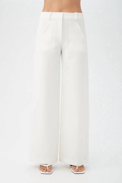 ukelele pants in whitewash