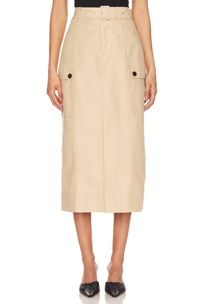 cyrus skirt in khaki