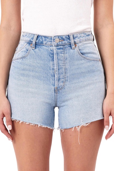 original short in sunshine blue