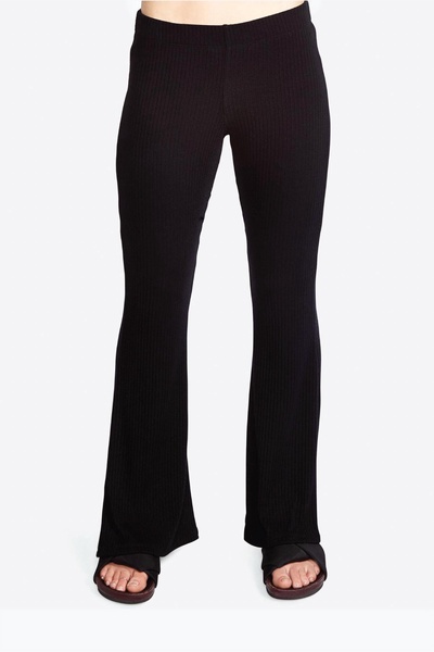 bono-mid flare pant in black