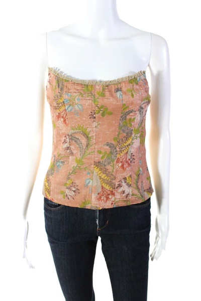 womens silk floral print spaghetti strap camisole top pink