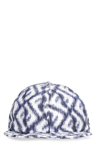 FF logo-print silk baseball cap